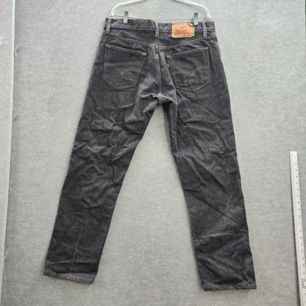VINTAGE Levi's 501 Men Jeans 36x30 Gray Denim Straight Leg Button Fly Y2K USA‎